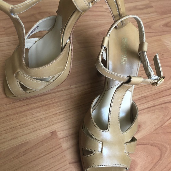 Michael Kors open toe high heels, size 7.5 - Picture 3 of 4